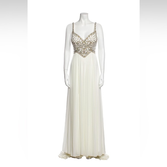 Terani Couture Evening Gown white - Picture 1 of 4